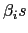 $ \beta_{i}s$