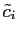 $ \tilde{c}_{i}$