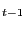 $ _{t-1}$
