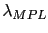 $ \lambda_{MPL}$