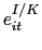 $ e_{it}^{I/K}$