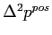 $ \Delta^{2}p^{pos}$