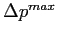 $ \Delta p^{max}$