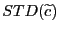 $ STD(\widetilde{c})$