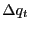$ \Delta q_{t}$