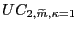 $ UC_{2,\widetilde {m},\kappa=1}$