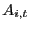 $ A_{i,t}$
