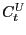 $ C_{t}^{U} $