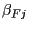 $ \beta_{Fj}\quad$