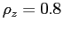 $ \rho_{z}=0.8$