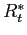 $ R_{t}^{\ast}\bigskip$