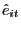 $ \hat{e}_{it}$