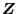 $ \boldsymbol{Z}$