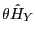 $\displaystyle \theta\hat{H}_{Y}$