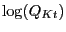 $\displaystyle \log(Q_{Kt})$