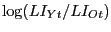 $\displaystyle \log(LI_{Yt}/LI_{Ot})$