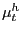 $ \mu_{t}^{h}$