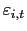 $ \varepsilon_{i,t}$
