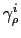 $ \gamma_{\rho }^{i}$