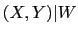$ (X,Y)\vert W$