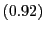 $ \left( 0.92\right) $