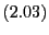 $ \left( 2.03\right) $