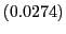 $ \left( 0.0274\right) $