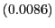 $ \left( 0.0086\right) $