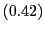 $ \left( 0.42\right) $