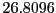 $ 26.8096$