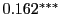 $ 0.162^{\ast\ast\ast}$