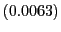 $ (0.0063)$