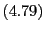 $ \left( 4.79\right) $