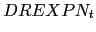 $\displaystyle DREXPN_{t}$