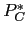 $ P_{C}^{\ast}$
