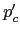 $ p_{c}^{\prime}$