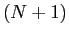 $ (N+1)$