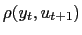 $ \rho(y_{t},u_{t+1})$