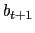 $\displaystyle b_{t+1}$