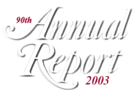 Annual Report 2003 logo