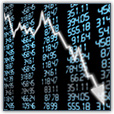 abstract of stock market in decline