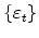 \{\varepsilon _{t}\}