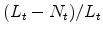 (L_{t}-N_{t})/L_{t}