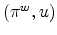 (\pi ^{w},u)