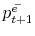  \bar{p^e_{t+1}}