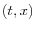 (t,x)