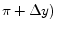 \pi +\Delta y)
