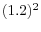  (1.2)^{2}