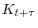 K_{t+\tau}