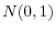  N(0,1)